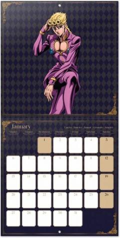 Calendar de perete 2025 - Jojos Bizarre Adventure