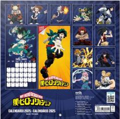 Calendar de perete 2025 - My Hero Academia