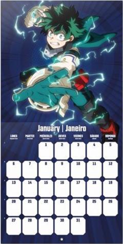 Calendar de perete 2025 - My Hero Academia