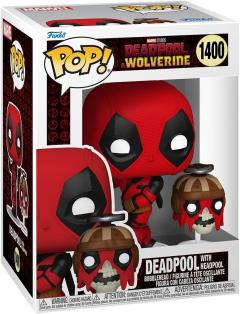 Figurina - Pop! Marvel - Deadpool & Wolverine: Deadpool with Headpool