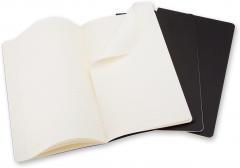 Set 3 caiete - Moleskine Cahier - Large, Ruled - Black