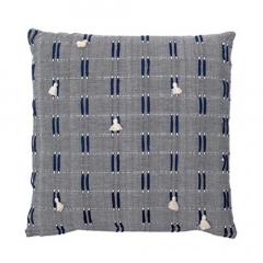 Perna - Cushion Blue Cotton, 70x35cm