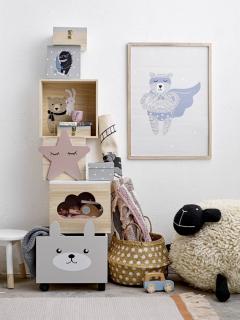 Perna - Mini Pouf White Sheep