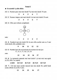 Sa invatam rapid matematica, clasa I