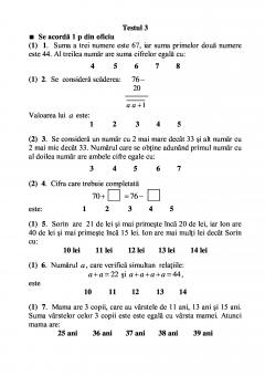 Sa invatam rapid matematica, clasa a II-a