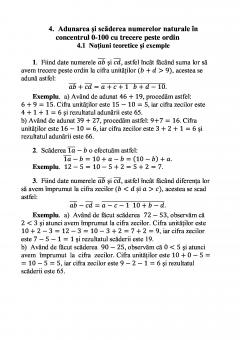 Sa invatam rapid matematica, clasele I – IV