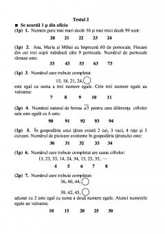 Sa invatam rapid matematica, clasele I – IV
