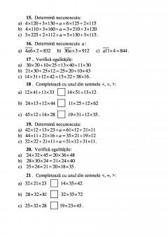 Sa invatam rapid matematica, clasa a III-a
