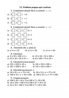 Sa invatam rapid matematica, clasa a III-a