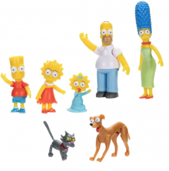 Set 7 figurine - The Simpsons