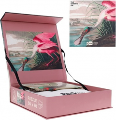 Puzzle 1000 piese - Oiseau Rose
