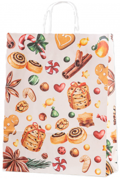 Punga cadou - Christmas - Mediu - Mai multe modele - Pret pe bucata