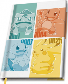 Carnet - Pokemon - Kanto Starters