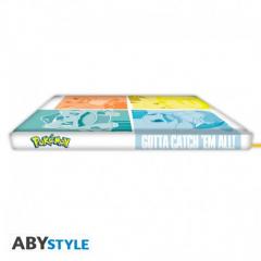 Carnet - Pokemon - Kanto Starters