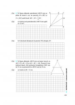 Evaluarea nationala 2025 - Matematica, clasa a VIII-a