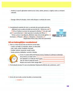 Limba si literatura romana - Clasa a III-a, Caietul elevului