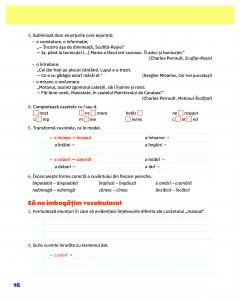 Limba si literatura romana - Clasa a III-a, Caietul elevului