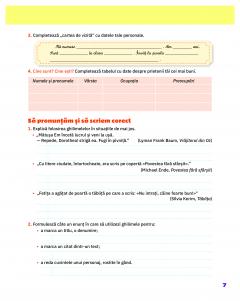 Limba si literatura romana - Clasa a III-a, Caietul elevului