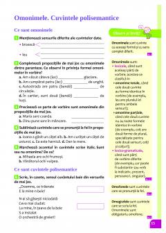 Cartea mea de Gramatica - Clasa a VI-a