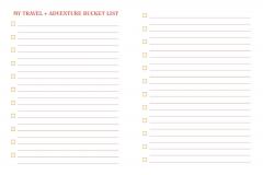 The Bucket List Journal