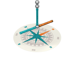 Set de constructie - Mechanics Motion - Magnetic Compass