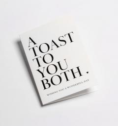 Felicitare - Postco - A Toast to You Both - Greeting Card
