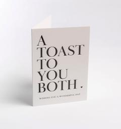 Felicitare - Postco - A Toast to You Both - Greeting Card
