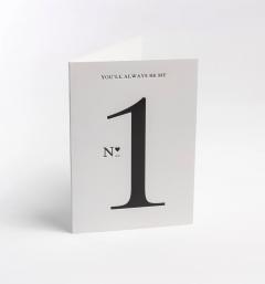Felicitare - Postco - You'll Always Be My No.1 - Greeting Card