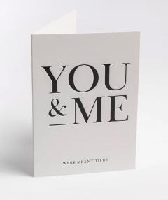 Felicitare - Postco - You & Me Were Meant to Be - Greeting Card