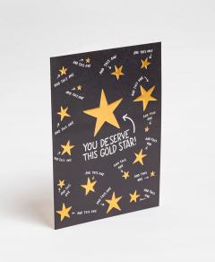 Felicitare - Ruby Taylor - You Deserve this Gold Star! - Greeting Card