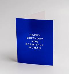 Felicitare - Cherished - Happy Birthday You Beautiful Human - Mini Card
