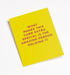 Felicitare - Cherished - What Makes This Card Extra Special - Mini Card