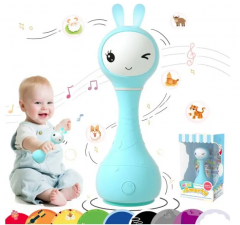 Jucarie bebelusi - Iepuras , Albastru 