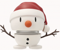 Figurina - Soft Santa Snowman - White