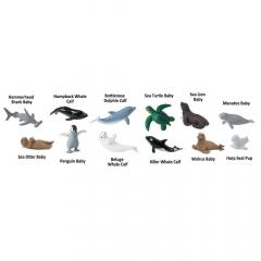 Set 48 de figurine - Baby Sea Life Bulk Bag