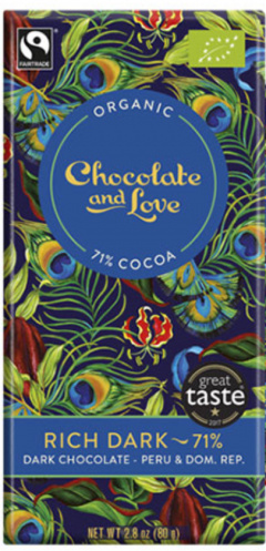 Ciocolata amaruie organica - 71% cacao - BIO + RO-ECO-007