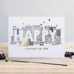 Felicitare - Birthday City