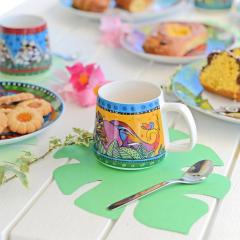 Set 2 cani - Laurel Burch - Jungle - Yellow