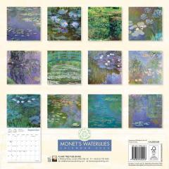 Calendar 2025 - Claude Monet - Monet's Waterlilies