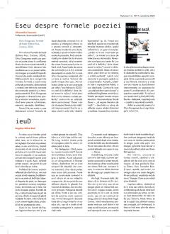 Fictiunea - Nr. 109, octombrie 2024