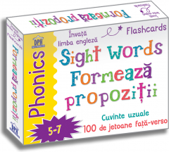 Sight words. Formeaza propozitii - Jetoane limba engleza