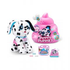 Jucarie de plus interactiva catelus cu accesorii surpriza - Pooping Puppies
