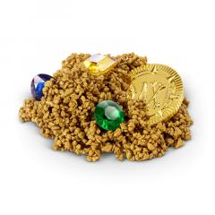 Set 70 figurine - Dino Island - Gold Treasure Hunt