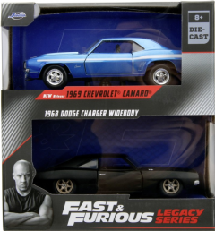 Set 2 masinute metalice - Chevrolet Camaro si Dodge Charger Widebody