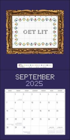 Subversive Cross Stitch 2025 Wall Calendar
