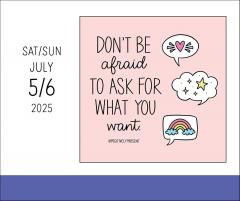 Calendar 2025 - Positively Present  This Year Is Yours