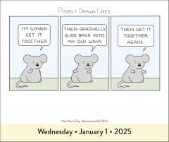 Calendar 2025 - Poorly Drawn Lines