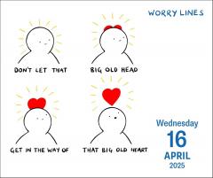 Calendar 2025 - Worry Lines