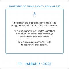Calendar 2025 - Adam Grant: Something to Think About