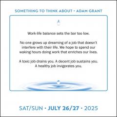 Calendar 2025 - Adam Grant: Something to Think About